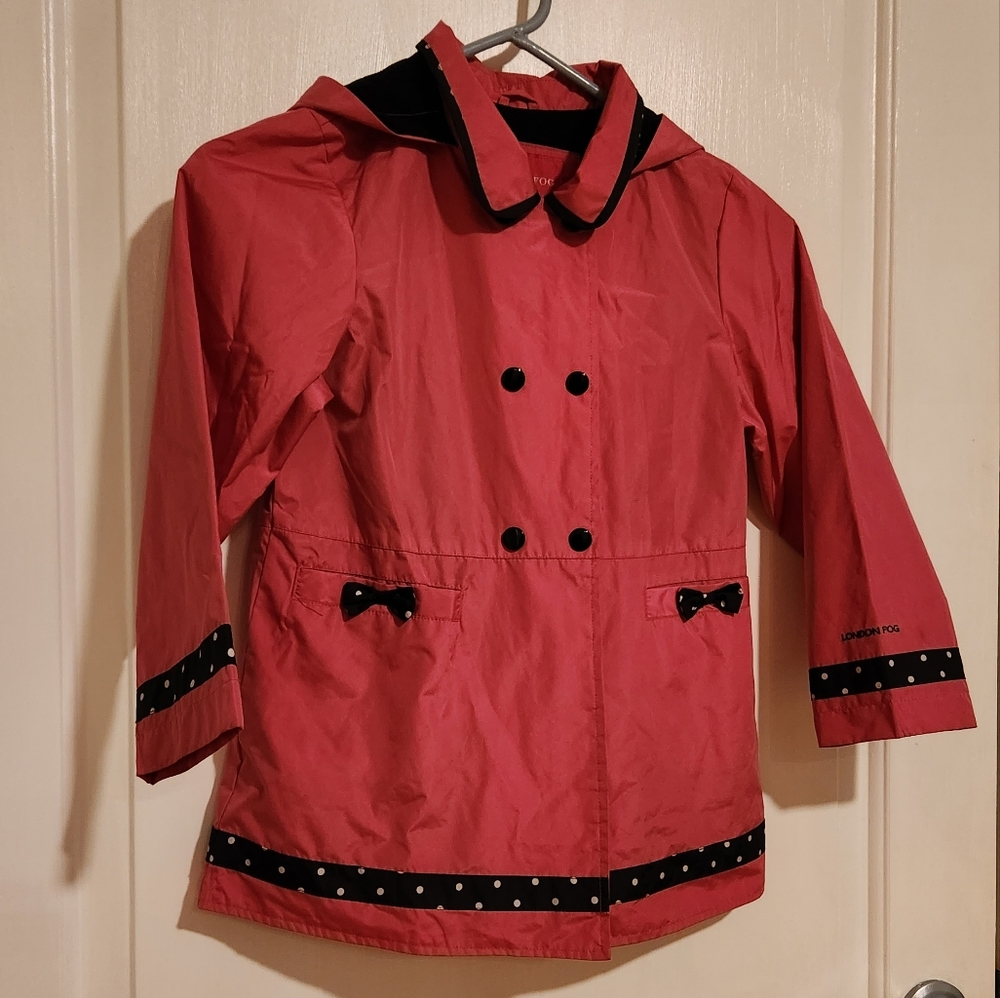 Girls size 6x London Fog raincoat wind jacket
